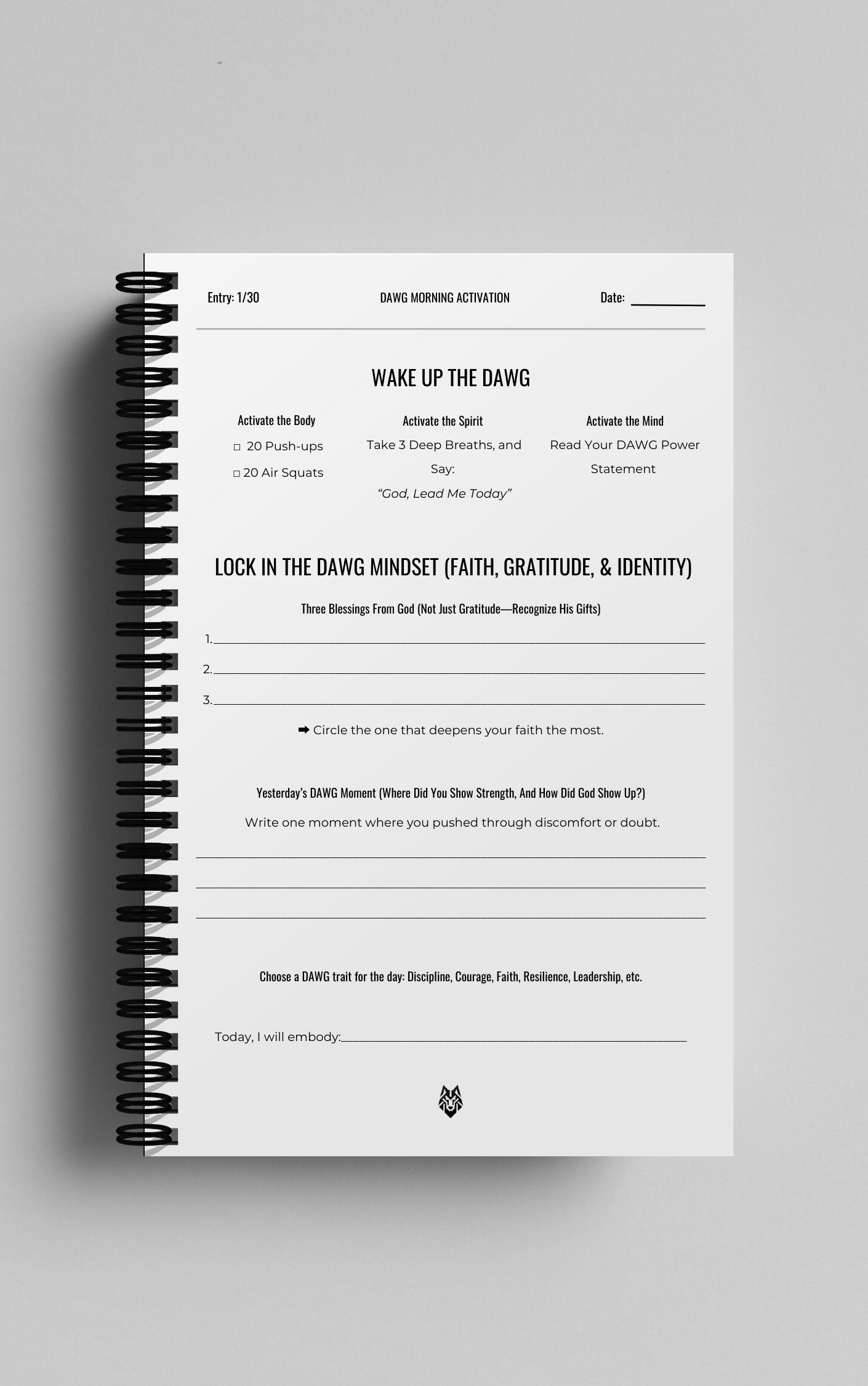 DAWG MENTAL BATTLE BOOK